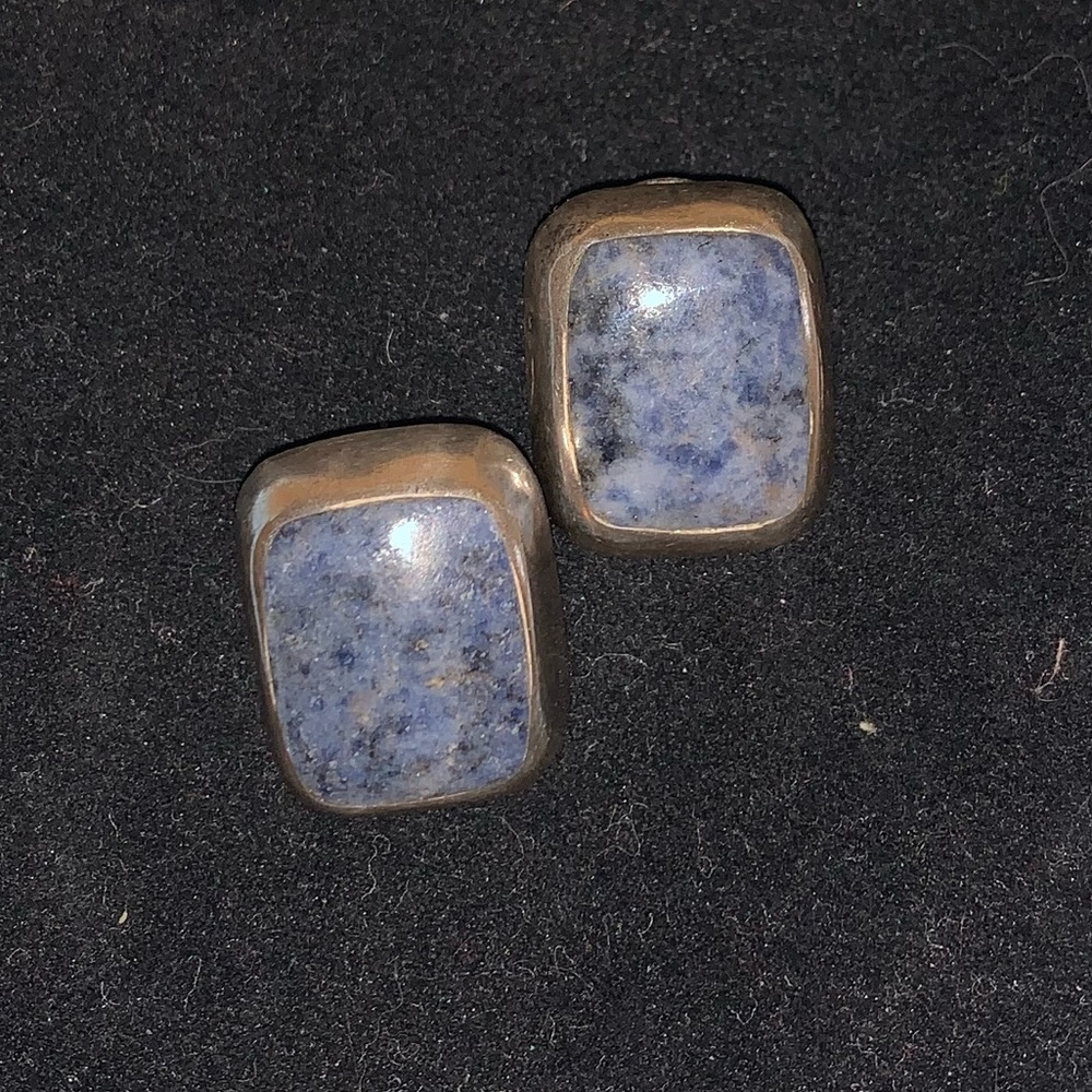 Sterling silver with blue lapis